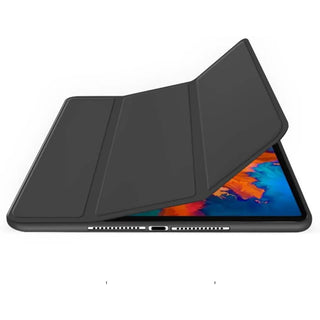 Husa pentru tableta Huawei Matepad T10 / T10s (9.7" / 10.1"), Sigloo, interior de piele sintetica, spatele din silicon, rezistent la socuri, Black