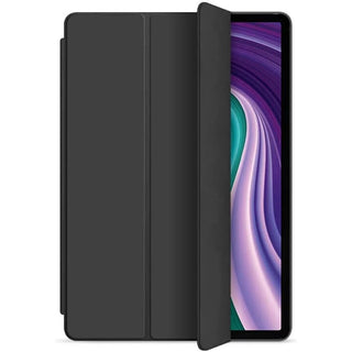 Husa pentru tableta Huawei Matepad T10 / T10s (9.7" / 10.1"), Sigloo, interior de piele sintetica, spatele din silicon, rezistent la socuri, Black