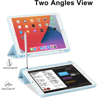 Husa Slim Sigloo, Smart Cover, Trifold, pentru tableta LENOVO Tab M10 3rd Gen(TB-328FU, TB-328XU), 10.1", model Bleu