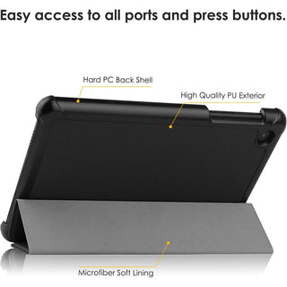 Husa pentru tableta Samsung Galaxy Tab S11, Sigloo, Slim, Neagra, 11"