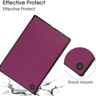 Husa tableta Sigloo, Trifold, Violet, pentru Samsung Galaxy Tab S10 Plus 12.4"
