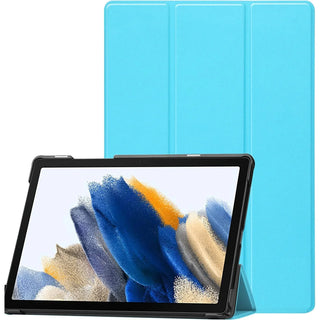 Husa Tableta Sigloo pentru Samsung Galaxy Tab S10 Plus, Slim, Trifold, Albastra, 12.4 inch