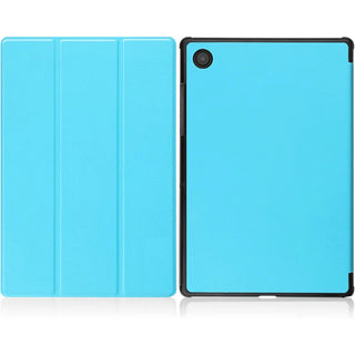 Husa Tableta Sigloo pentru Samsung Galaxy Tab S10 Plus, Slim, Trifold, Albastra, 12.4 inch