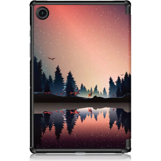 Husa Sigloo pentru tableta Samsung Galaxy Tab S10 Plus, 12.4", Slim, Trifold, Mirroring in the Lake