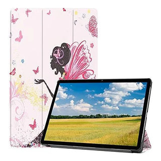 Husa Slim Sigloo, Smart Cover, Trifold, pentru Lenovo Tab P11 Pro( 2nd Gen), (TB-132FU/TB-138FU), 11.2", Elf Girl