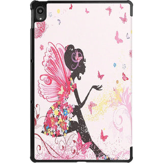 Husa Slim Sigloo, Smart Cover, Trifold, pentru Lenovo Tab P11 Pro( 2nd Gen), (TB-132FU/TB-138FU), 11.2", Elf Girl