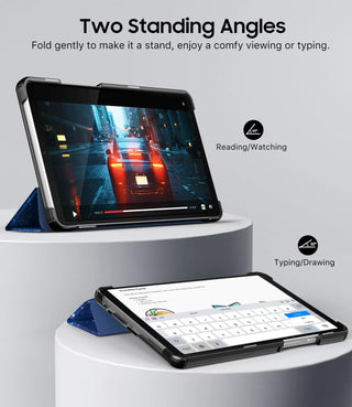 Husa Slim Sigloo, Smart Cover, Trifold, pentru Lenovo Tab M10 Plus 10.6" (3rd gen) TB-125F, TB-128F, StarLight