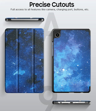 Husa Slim Sigloo, Smart Cover, Trifold, pentru Lenovo Tab M10 Plus 10.6" (3rd gen) TB-125F, TB-128F, StarLight