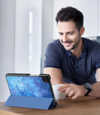Husa Slim Sigloo, Smart Cover, Trifold, pentru Lenovo Tab M10 Plus 10.6" (3rd gen) TB-125F, TB-128F, StarLight