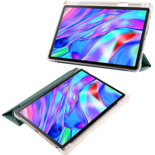 Husa premium Sigloo pentru Lenovo Tab M10 Plus, suport Smart Pen, Verde Pin, 10.6"
