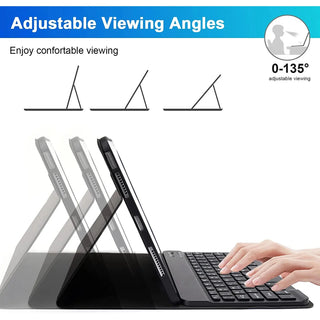 Husa cu tastatura si mouse wireless, Sigloo, Bluetooth, negru, 13.2", pentru Huawei MatePad Pro 13.2 (2025/2023)