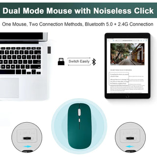 Husa cu tastatura si mouse Wireless, Bluetooth, pentru tableta Lenovo Tab P11 Pro( 2nd Gen), (TB-132FU/TB-138FU), 11.2", Sigloo, Pine Green