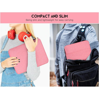 Husa univerasala, Sigloo, pentru tableta cu diagonala 9-11inch, tip mapa, Roz