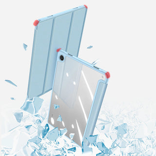 Husa premium pentru Lenovo Tab P11 Gen2(TB-350), 11.5 inch, Sigloo, interior de piele sintetica, suport Smart Pen, rezistent la socuri, Blue