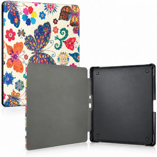 Husa Slim Sigloo pentru Kindle Scribe 10.2 inci (2022 & 2024) - Piele PU, Suport Stilou, Functie Auto Sleep/Wake, model Butterfly