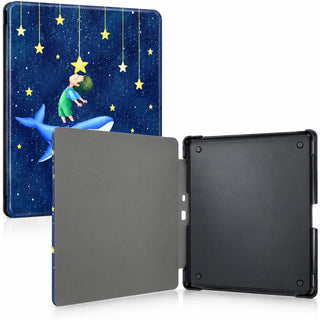 Husa Slim Sigloo pentru Kindle Scribe 10.2 inci (2022 & 2024) - Piele PU, Suport Stilou, Functie Auto Sleep/Wake, model Me and my Dolphyn