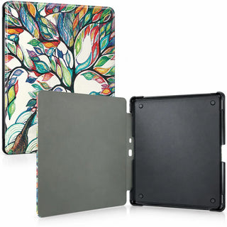 Husa Slim Sigloo pentru Kindle Scribe 10.2 inci (2022 & 2024) - Piele PU, Suport Stilou, Functie Auto Sleep/Wake, model Love Tree