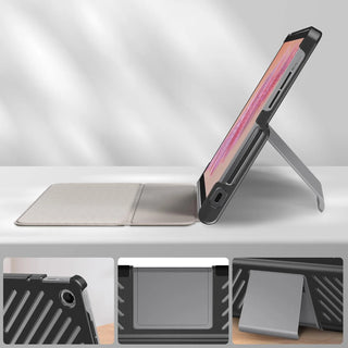 Husa Slim Sigloo, Smart Cover, Trifold, pentru Lenovo Tab Plus 2024(TB-351/TB- 352), 11.5", Burgundy