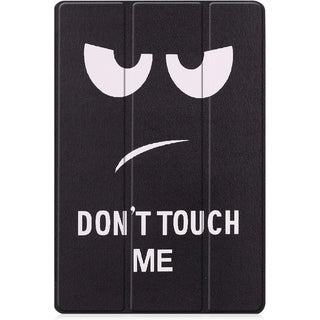 Husa Slim Sigloo, Smart Cover, Trifold, pentru Samsung Galaxy Tab S10 FE+ (SM-X620), 13.1", Don't Touch Me