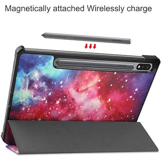 Husa Slim Sigloo, Smart Cover, Trifold, pentru Samsung Galaxy Tab S10 FE+ (SM-X620), 13.1", Galaxy