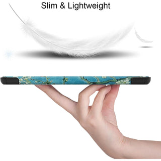 Husa Slim Sigloo, Smart Cover, Trifold, pentru Samsung Galaxy Tab S10 FE+ (SM-X620), 13.1", Painted Tree