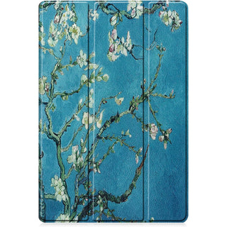 Husa Slim Sigloo, Smart Cover, Trifold, pentru Samsung Galaxy Tab S10 FE+ (SM-X620), 13.1", Painted Tree