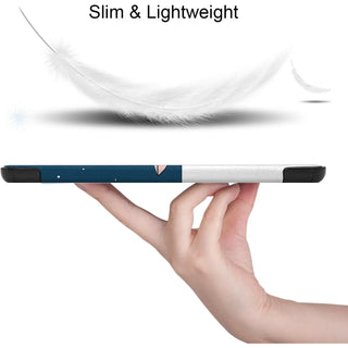 Husa Slim Sigloo, Smart Cover, Trifold, pentru Samsung Galaxy Tab S10 FE+ (SM-X620), 13.1", Good Night