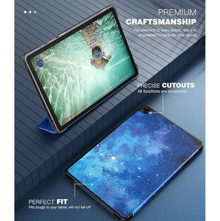Husa Slim Sigloo, Smart Cover, Trifold, pentru Samsung Galaxy Tab S11 Utra, 2025(SM-930/SM-936)/ S12 Ultra(2026), 14.6", Star Light