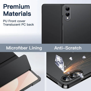 Husa Slim Sigloo, Smart Cover, Trifold, pentru Samsung Galaxy Tab S11 Utra, 2025(SM-930/SM-936)/ S12 Ultra(2026), 14.6", Star Light