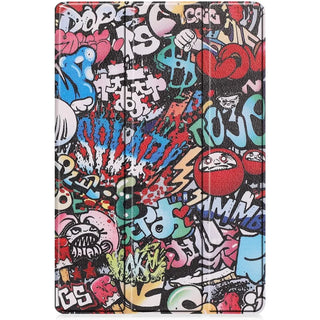 Husa Slim Sigloo, Smart Cover, Trifold, pentru Samsung Galaxy Tab S11 Utra, 2025(SM-930/SM-936)/ S12 Ultra(2026), 14.6", Grafitty