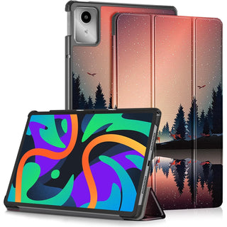 Husa Slim Sigloo, Smart Cover, Trifold, pentru Lenovo K11 Gen2/ Idea Tab 11(2025), 11", Mirror in The Lake