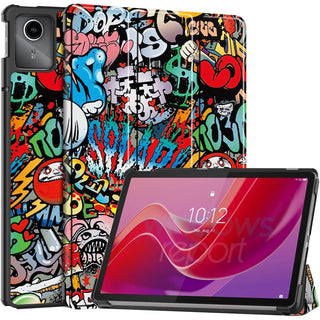 Husa Slim Sigloo, Smart Cover, Trifold, pentru Lenovo K11 Gen2/ Idea Tab 11(2025), 11", Grafitty