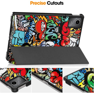 Husa Slim Sigloo, Smart Cover, Trifold, pentru Lenovo K11 Gen2/ Idea Tab 11(2025), 11", Grafitty