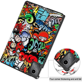 Husa Slim Sigloo, Smart Cover, Trifold, pentru Lenovo K11 Gen2/ Idea Tab 11(2025), 11", Grafitty