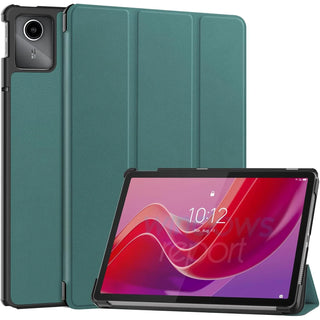 Husa Slim Sigloo, Smart Cover, Trifold, pentru Lenovo K11 Gen2/ Idea Tab 11(2025), 11", Pine Green