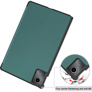 Husa Slim Sigloo, Smart Cover, Trifold, pentru Lenovo K11 Gen2/ Idea Tab 11(2025), 11", Pine Green