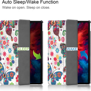 Husa pentru Samsung Galaxy Tab S11, 11", Smart Cover Trifold, Slim, Protectie 360°, Design Good Night, Sigloo
