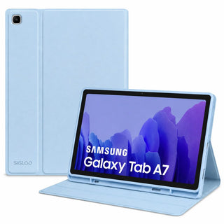 Husa Office SIGLOO pentru Samsung Tab A7 (2024/2022), 10.4", Functie Stand, Inchidere Magnetica, Protectie Completa, Material Premium, Bleu