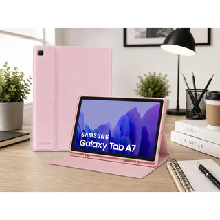 Husa Office SIGLOO pentru Samsung Tab A7 (2024/2022), 10.4", Functie Stand, Inchidere Magnetica, Protectie Completa, Material Premium, Roz