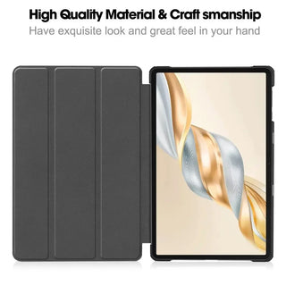 Husa Sigloo pentru Honor Pad X9/X8Pro (2023), 11.5", Slim, Tri-Fold Magnetic, Piele Ecologica, Abstract