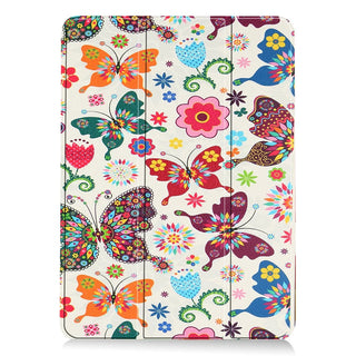 Husa pentru tableta Apple iPad Air 11" (M3 2025), Air 5, Air 4, (11/10.9 Inch), Protectie Completa, trifold, Butterfly