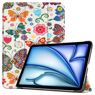 Husa pentru tableta Apple iPad Air 11" (M3 2025), Air 5, Air 4, (11/10.9 Inch), Protectie Completa, trifold, Butterfly
