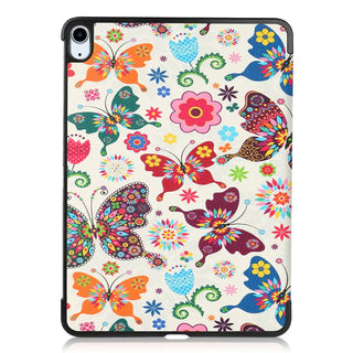 Husa pentru tableta Apple iPad Air 11" (M3 2025), Air 5, Air 4, (11/10.9 Inch), Protectie Completa, trifold, Butterfly