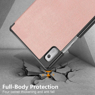Husa Slim Sigloo, Smart Cover, Trifold, pentru Lenovo K11 Gen2/ Idea Tab 11(2025), 11", Rose Gold, Sigloo