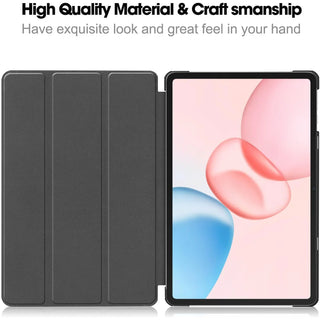 Husa Sigloo pentru tableta Honor Pad 10, 12.1" (2025), – Slim, Tri-Fold Magnetic, Piele Ecologica, Stand Reglabil, – Verde