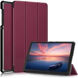 Husa Sigloo pentru tableta Lenovo Tab 10.1" 2025 TB311 – Slim, Tri-Fold Magnetic, Piele Ecologica, Stand Reglabil, – Burgundy