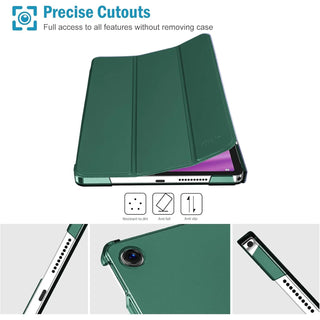 Husa Sigloo pentru tableta Lenovo Tab 10.1" 2025, Slim, Tri-Fold Magnetic, Verde