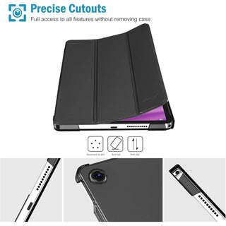 Husa Sigloo pentru tableta Lenovo Tab 10.1" - Negru, Piele Ecologica, Slim, Tri-Fold