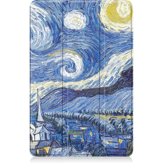 Husa Sigloo pentru tableta iPad 11" (Gen. 11, 2025) / iPad 10.9" (Gen. 10, 2022) – Slim, Tri-Fold Magnetic, Piele Ecologica, model Starnight