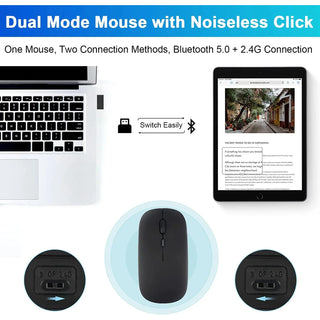 Husa cu tastatura si mouse Wireless, Bluetooth, pentru Xiaomi Redmi Pad SE 8.7, Sigloo, Negru